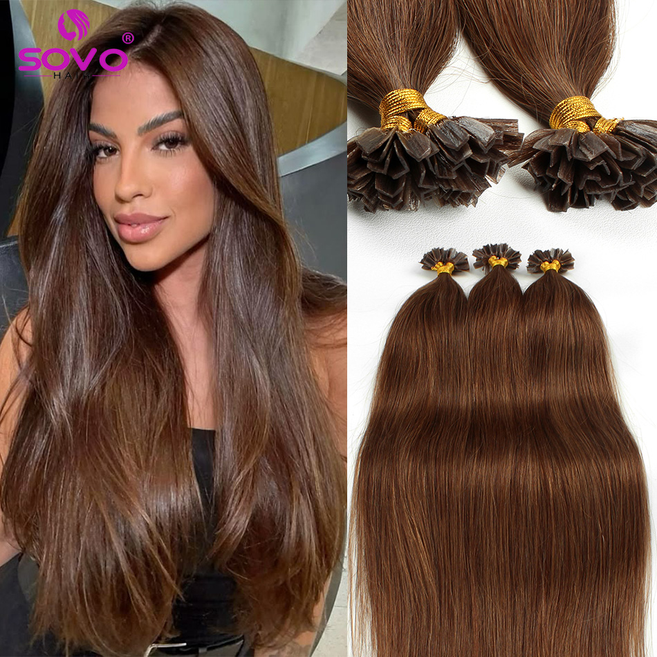 Hair Care Keratin - Extensiones de cabello con punta en