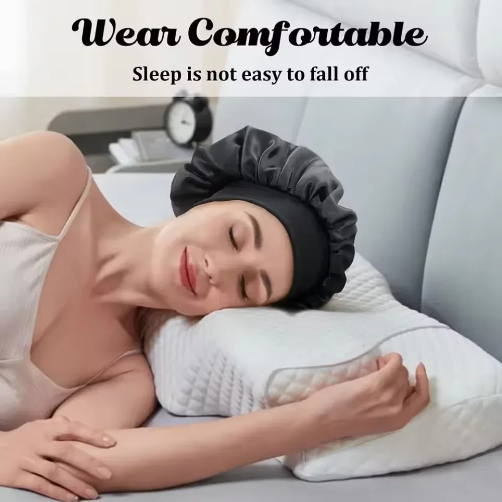 Hair Care Homemade - Gorro de dormir de terciopelo para