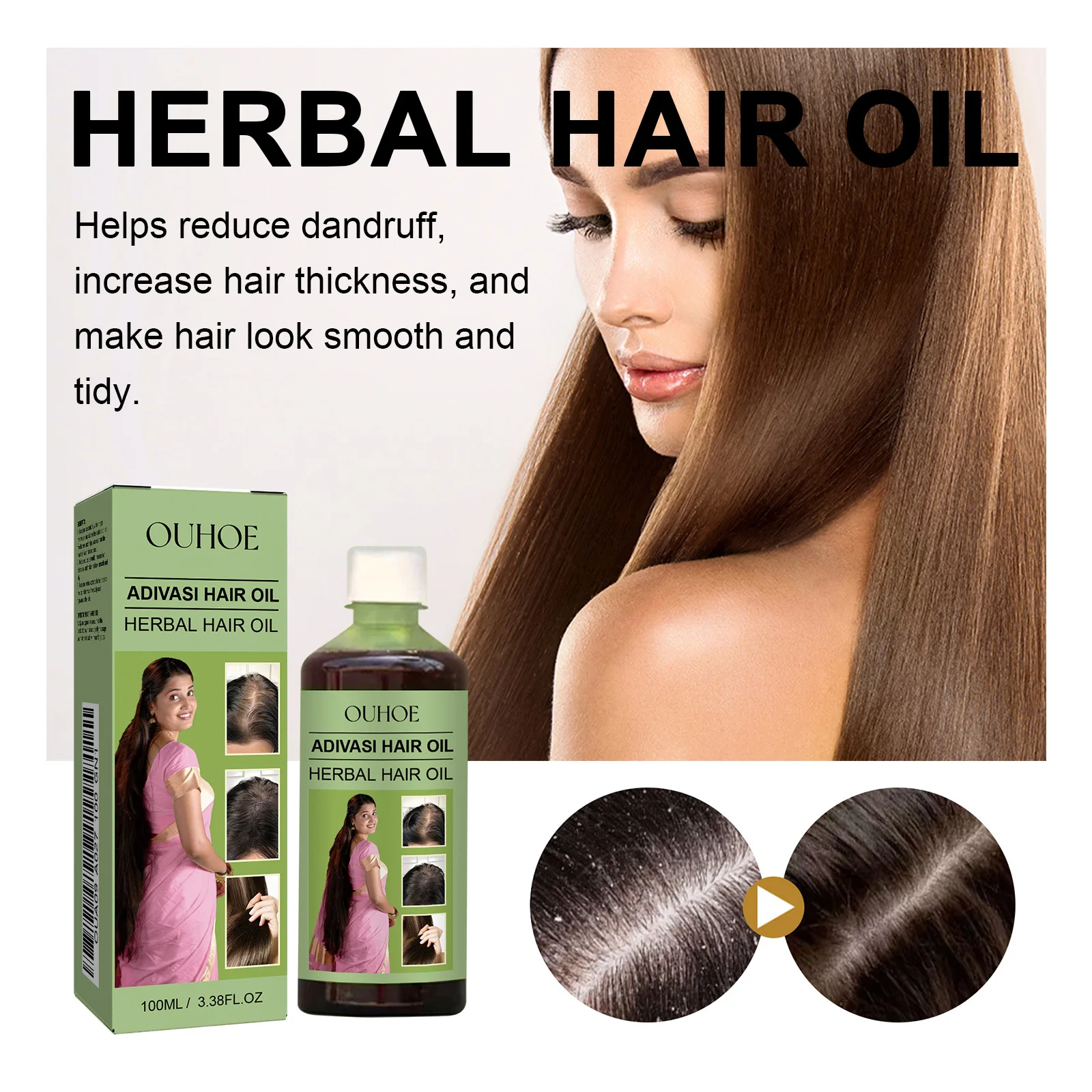 100ml aceite para el crecimien - Hair Care India reseña y precio