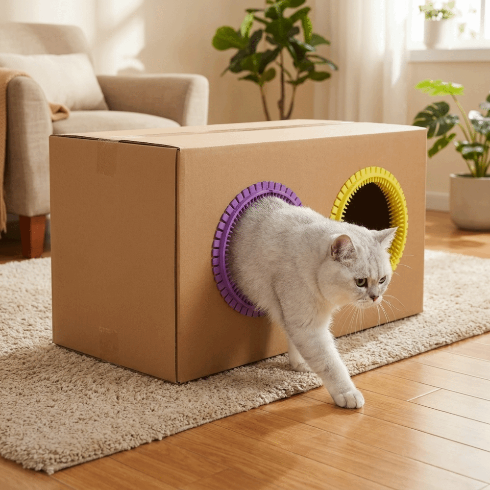 Túnel de plástico para gatos,  - House Hair Care reseña y precio