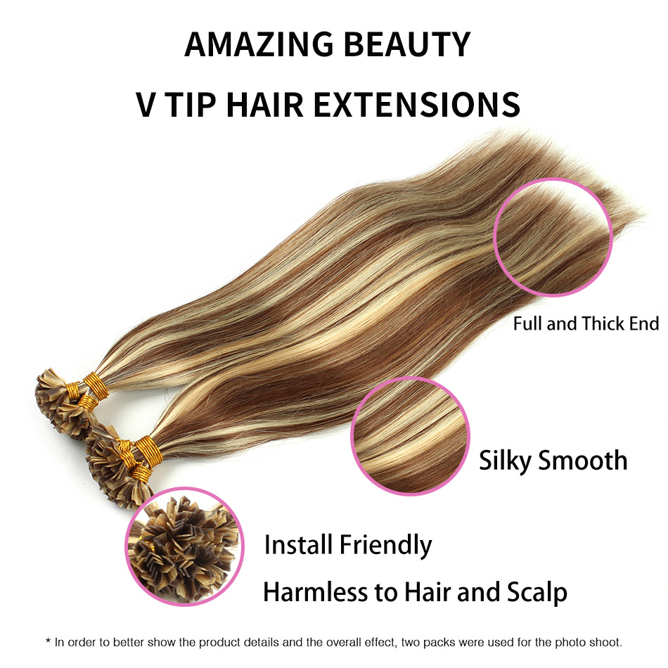 Extensiones de cabello con pun - Hair Care Keratin reseña y precio