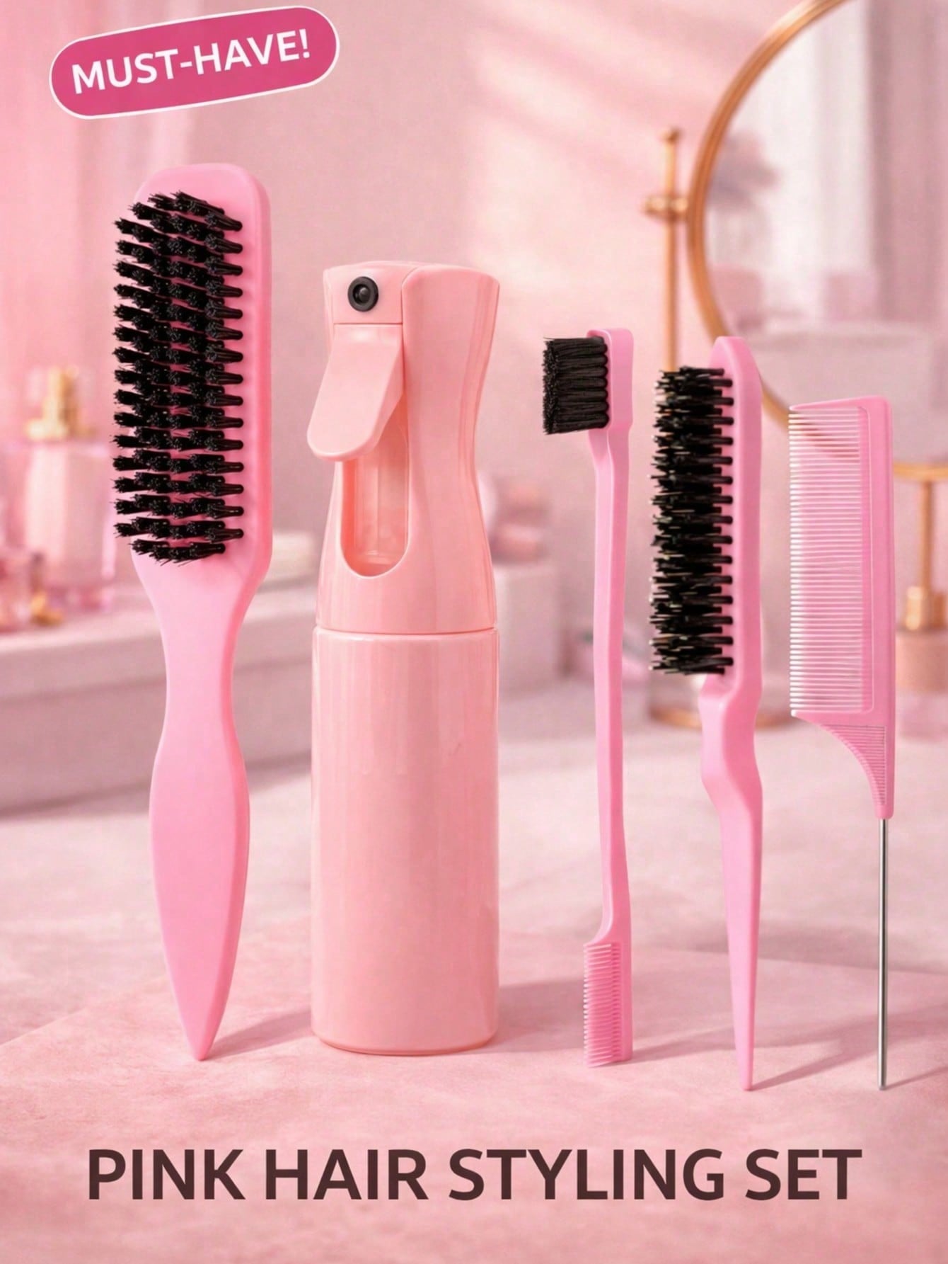 Juego de 5 peines y cepillos c - Hair Care Homemade reseña y precio