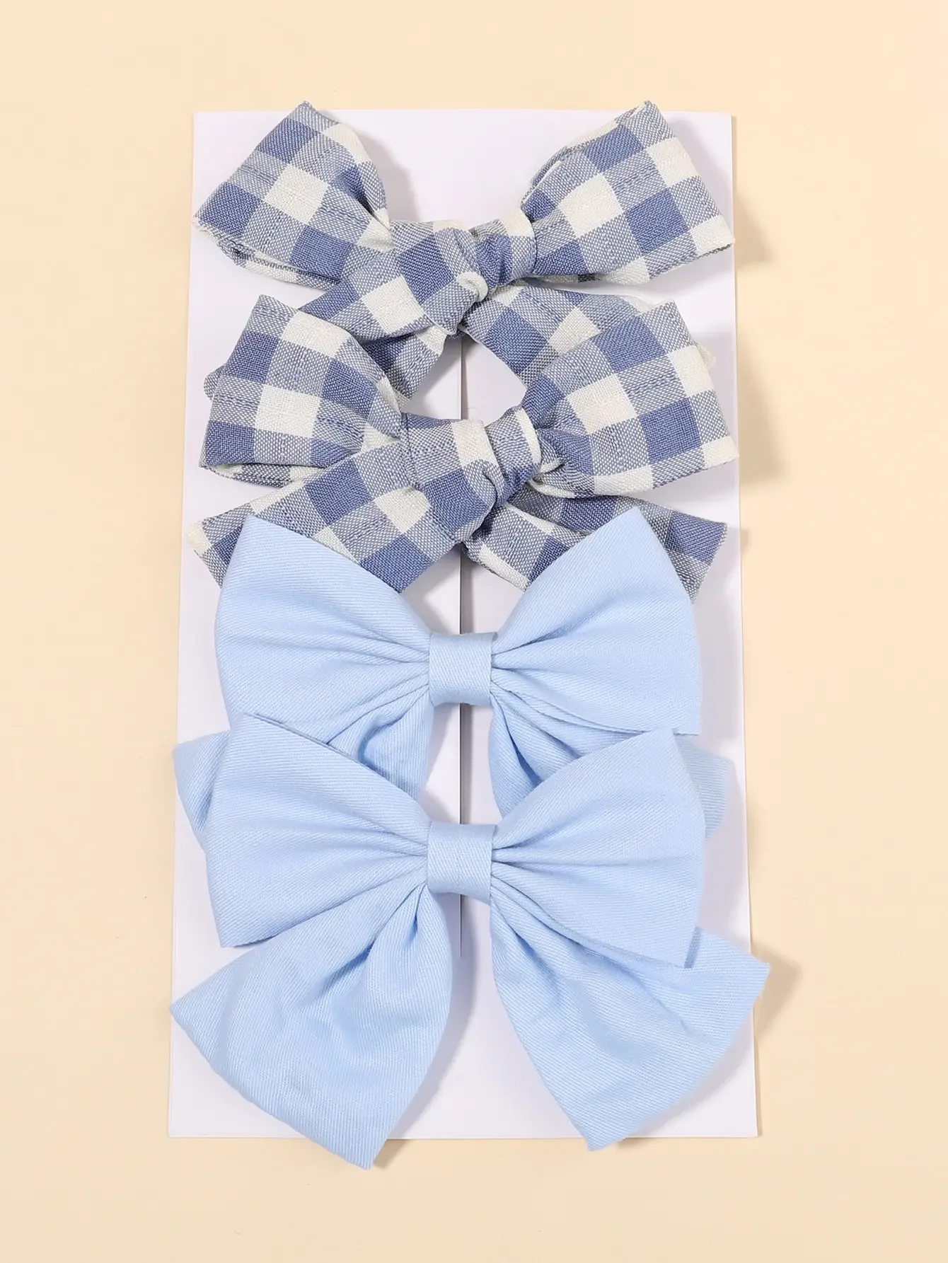 4 unids/set lindo lazo a cuadr - Hair Care For Baby reseña y precio
