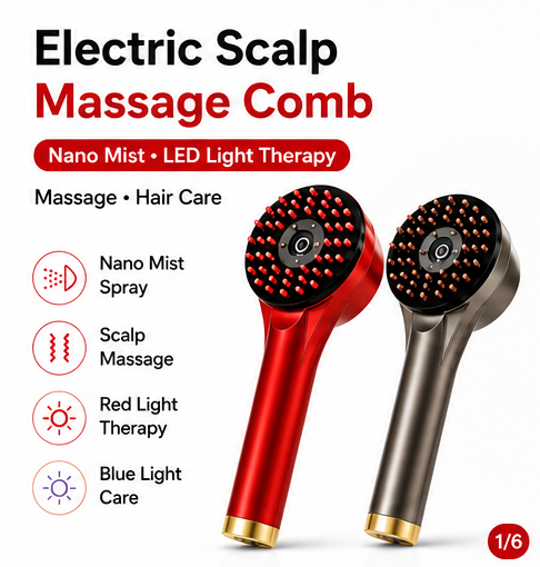 Cepillo Masajeador Eléctrico 4 - Hair Care Homemade reseña y precio